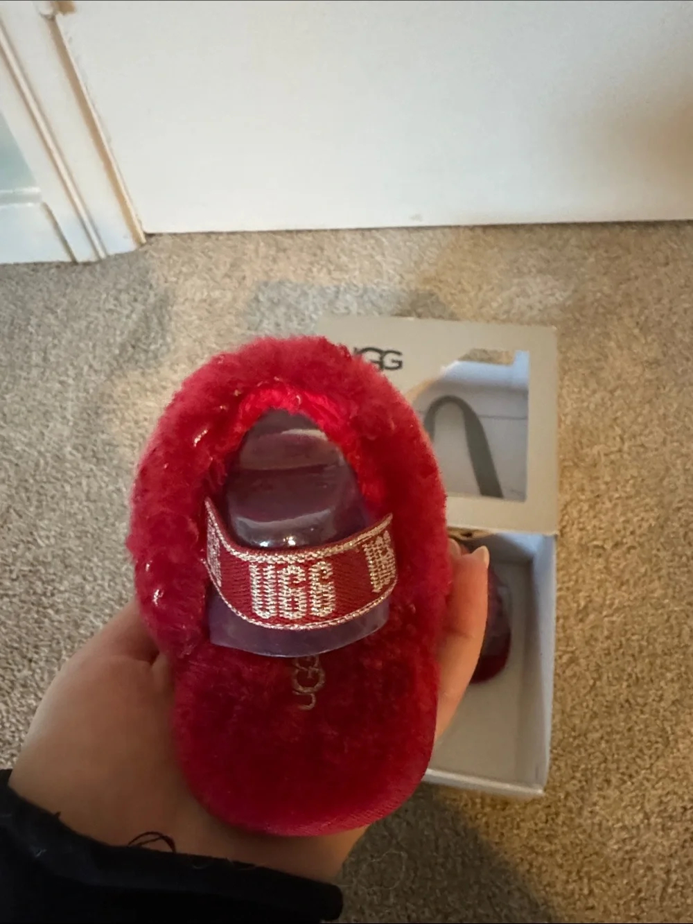 UGG Kids Plush Slide Sandals